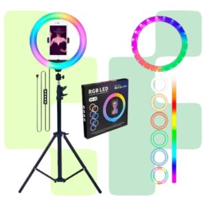 ARO DE LUZ 26CM RGB